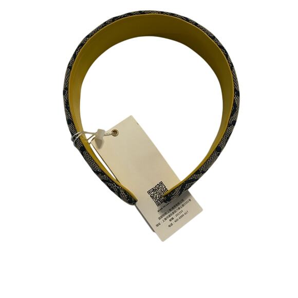 Tory Burch Logo Blue Headband NWT - Picture 7 of 8